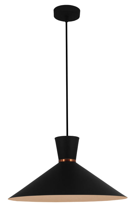 BONO HANGLAMP DE LUXE MAT/ZWART 395          ART NR 23432041/