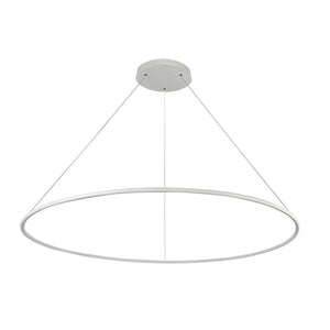 EXCLUSIEVE LED PENDEL '' UNNU '' 1 RINGS ART NR  3345013/    (WIT )